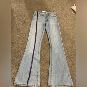 new with tags light blue flare jeans